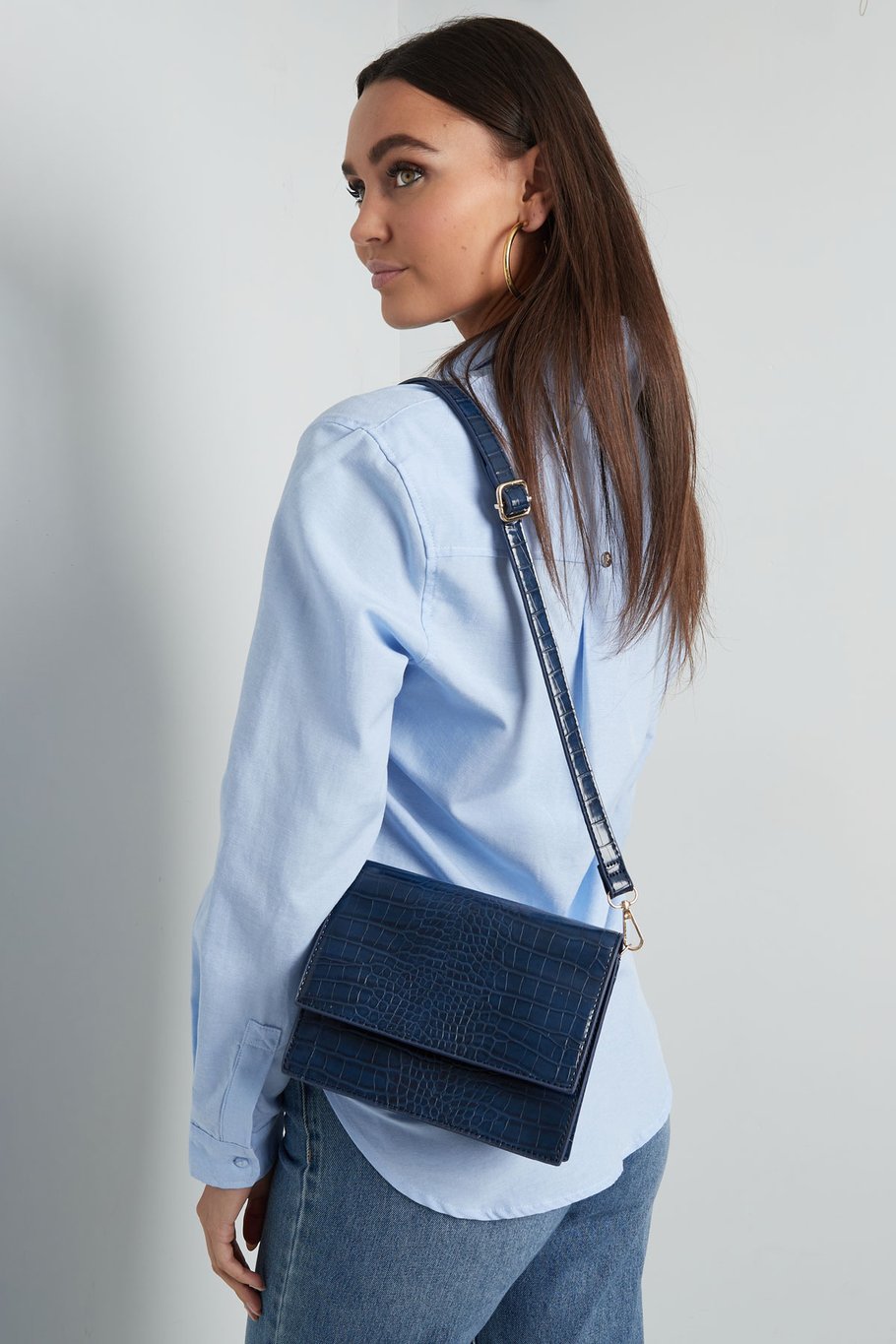 Tasche Uptown Girl Schwarz Polyurethan Bild3